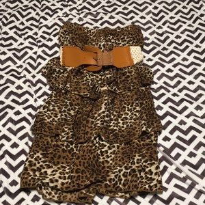 Women’s leopard print dress